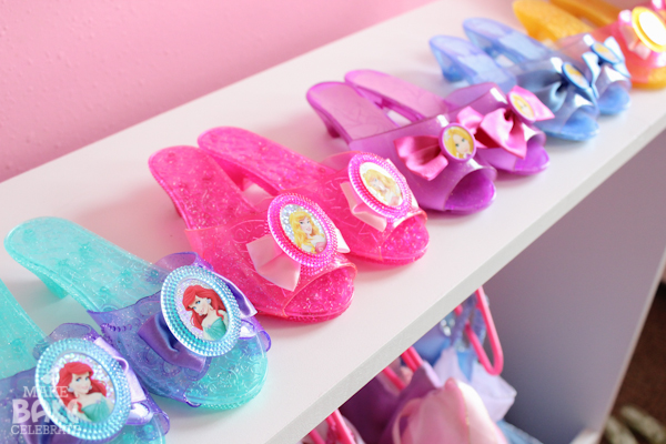 disney princess dressing up shoe set