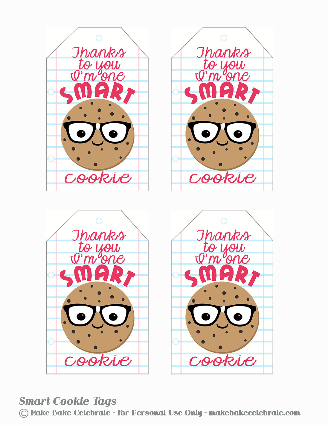 Smart Cookie Free Printable Printable Templates