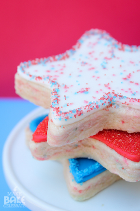 Red, White & Blue Peanut Butter M&M Cookies - Teacher Baker Maker