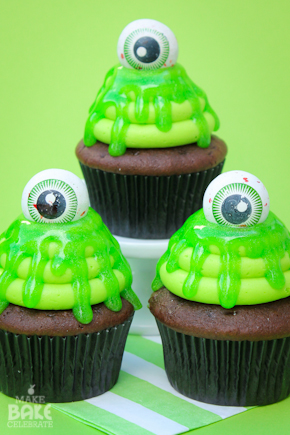 Slimy Cupcakes