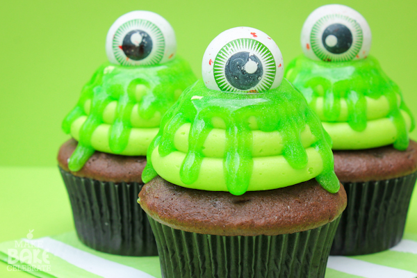 Slimy Cupcakes