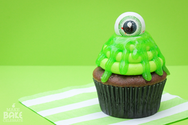 Slimy Cupcakes