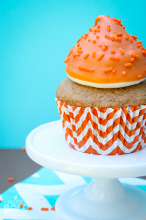 Pumpkin High Hat Cupcakes