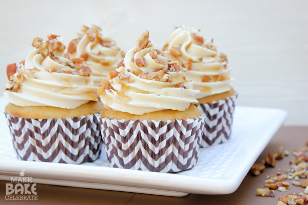 Maple Pecan Cupcakes