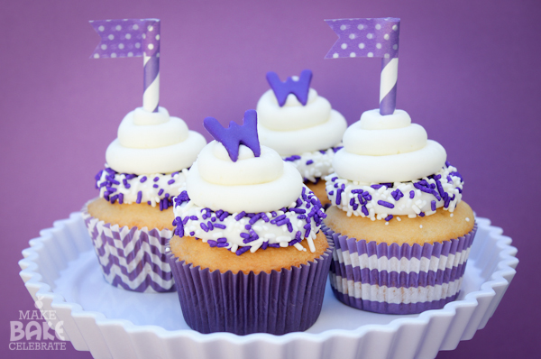 School Spirit Cupcakes