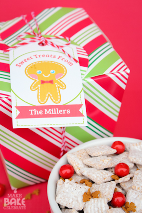 Gingerbread Puppy Chow