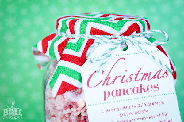 Christmas Pancakes In a Jar