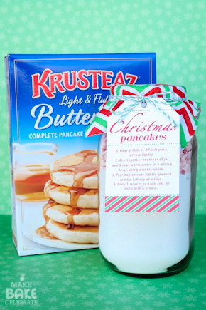 Christmas Pancakes In a Jar