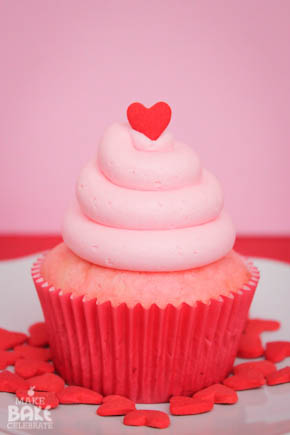 Heart Filled Cupcakes