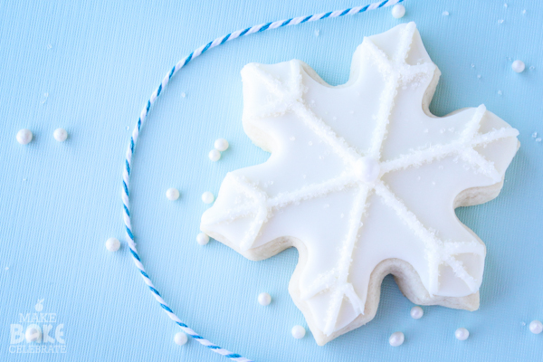 Snowflake Cookies + Printable