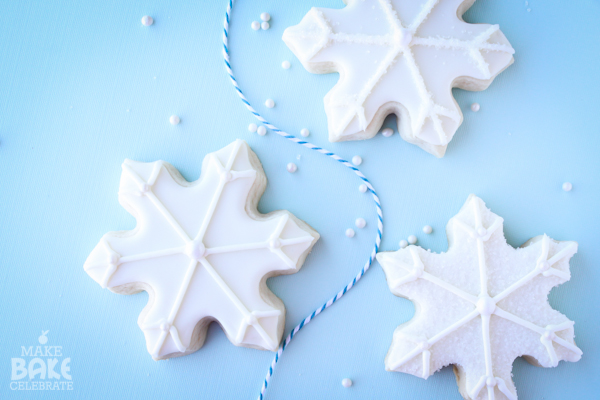 Snowflake Cookies + Printable