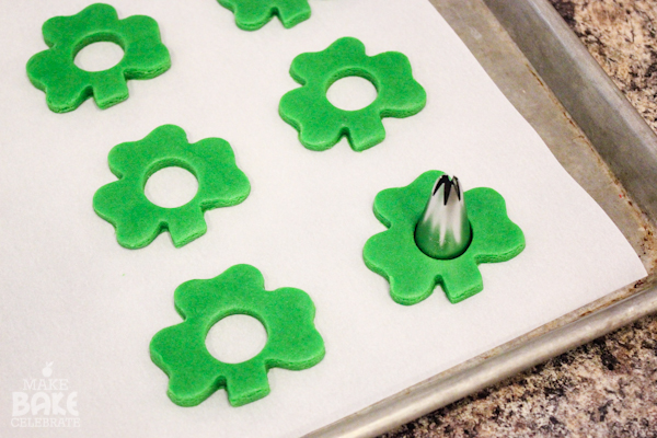 Shamrock Cookie Sandwhiches