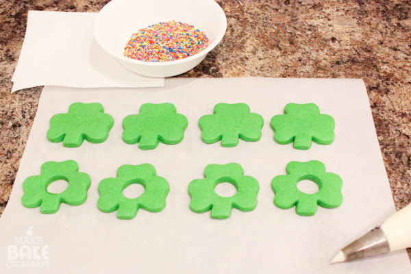 Shamrock Cookie Sandwhiches