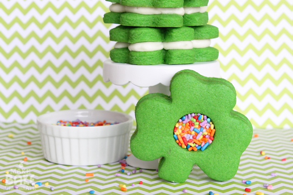 Shamrock Cookie Sandwhiches