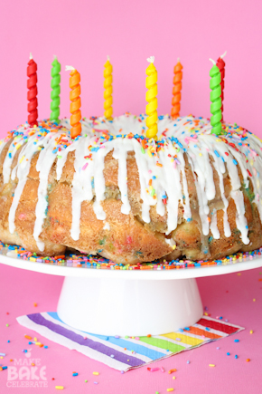 Birthday Cake Monkey Bread