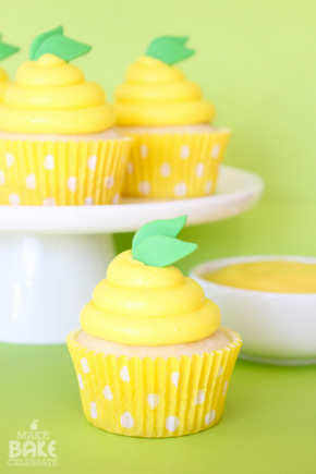 Lemon Pudding Cupcakes