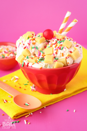 Cake Batter Ice Cream