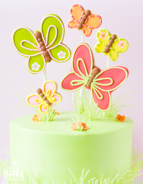 Butterfly Cookie Cake 