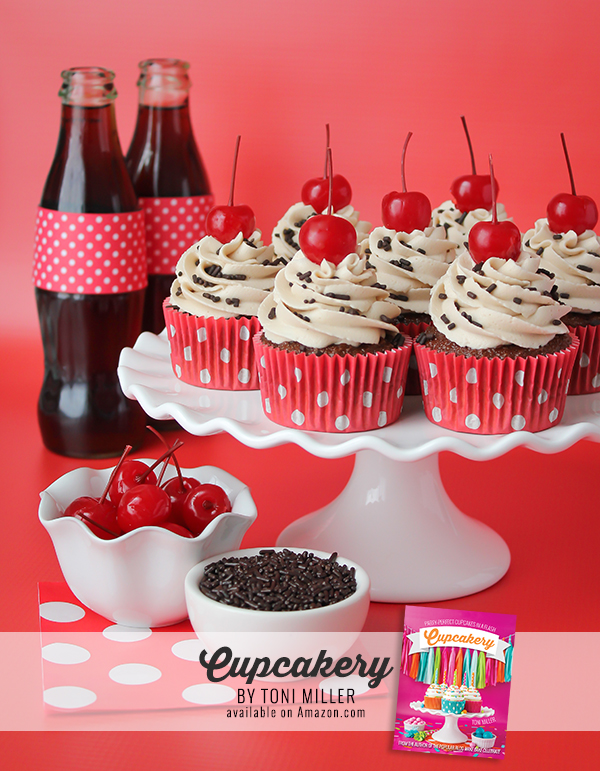 Cupcakery Book Cherry Cola Cupcakes