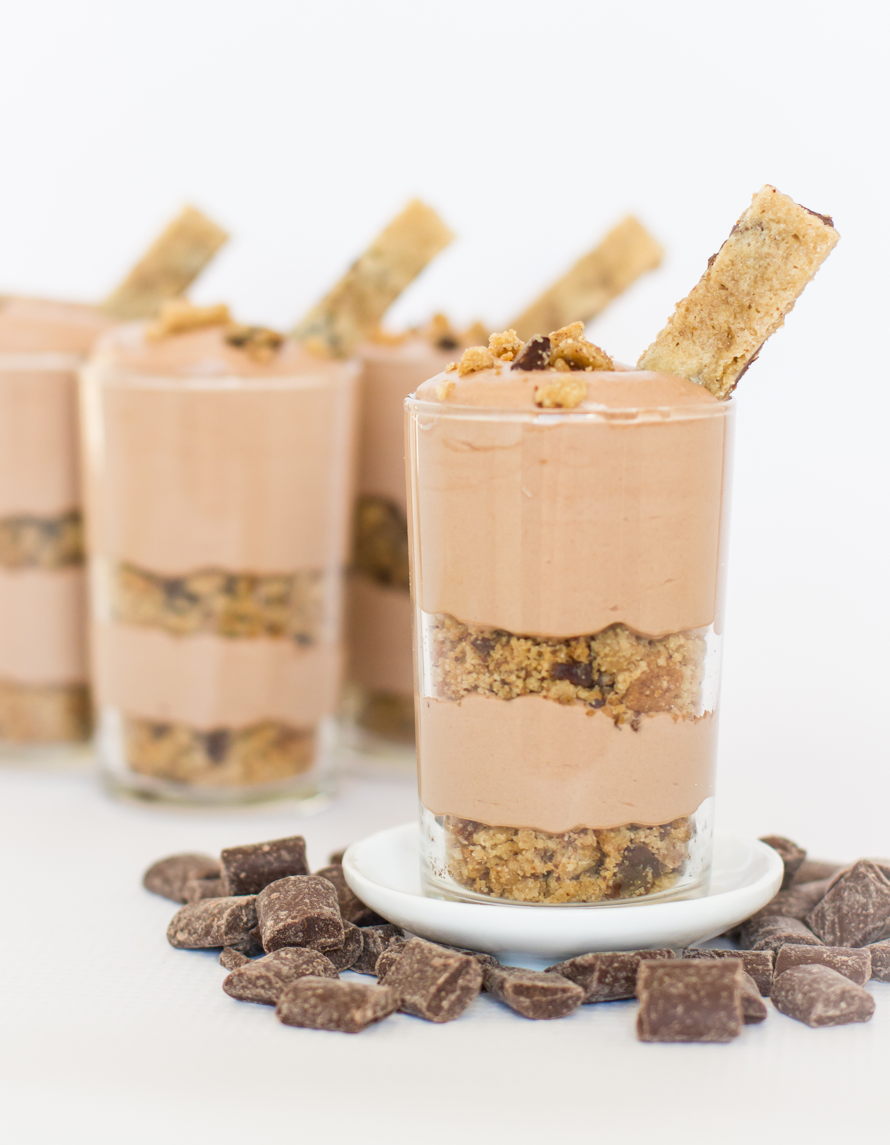 Mousse Chocolate Chip Cookie Shooters - Wilton