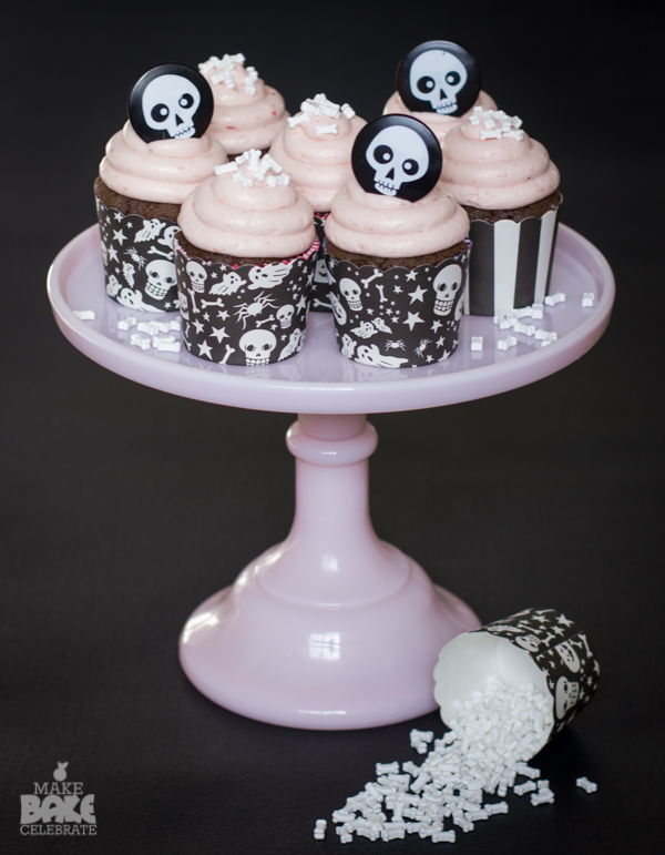Pink-O-Ween Cupcakes