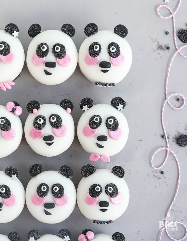Mama Bear Panda Cupcakes