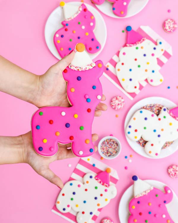 Giant Circus Animal Cookie Tutorial