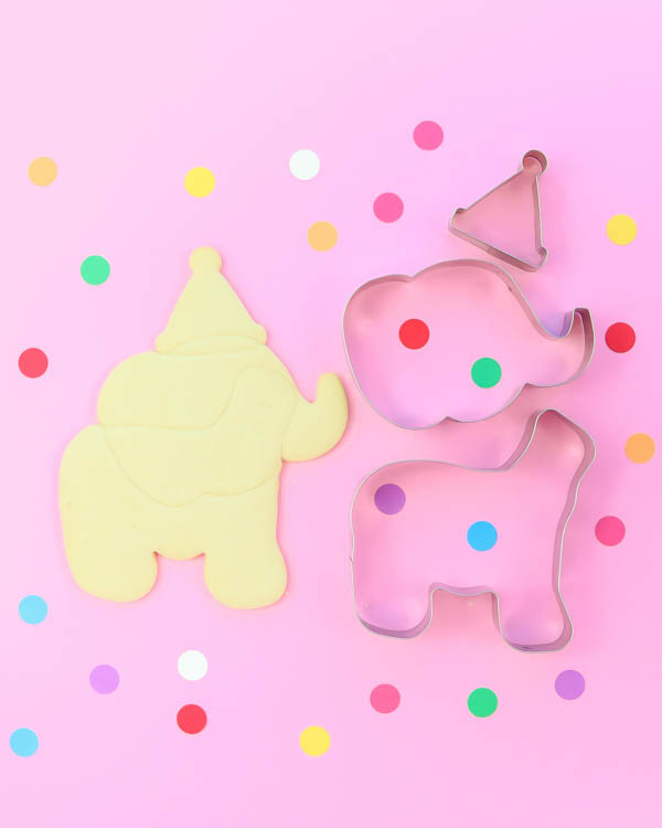 Giant Circus Animal Cookie Tutorial