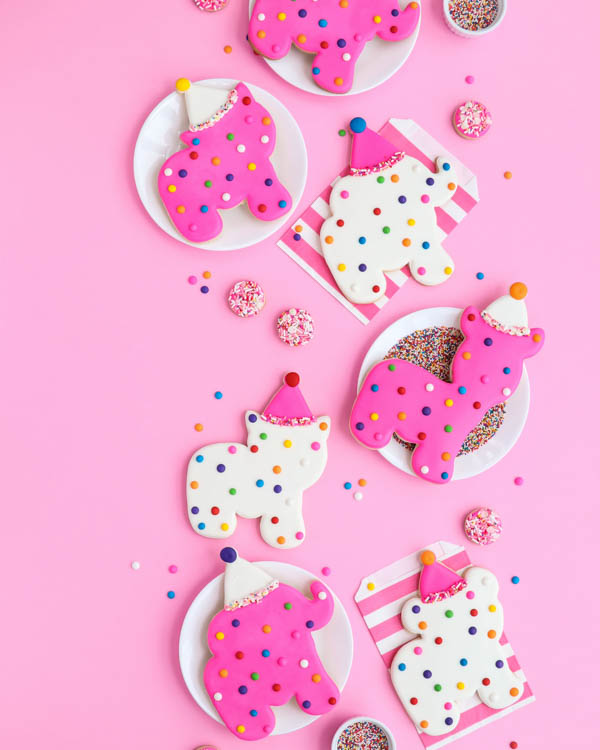 Giant Circus Animal Cookie Tutorial