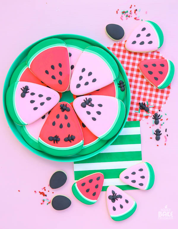 Watermelon Cookie Tutorial