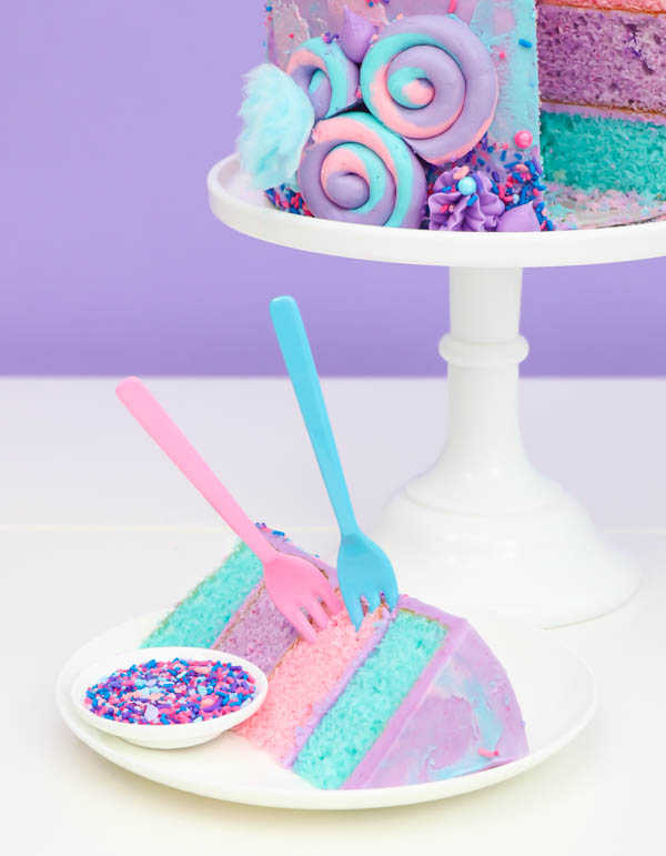 Cotton Candy Cake