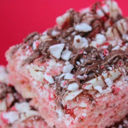 Over The Top Peppermint Rice Crispy Treats
