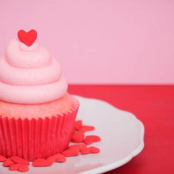 Heart Filled Cupcakes for Two