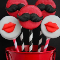 I {Mustache} You To Be My Valentine… Oreo Pops