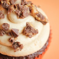 Reese Cup Cupcakes