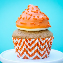 High Hat Pumpkin Cupcakes