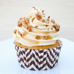 Maple Butter Pecan Cupcakes