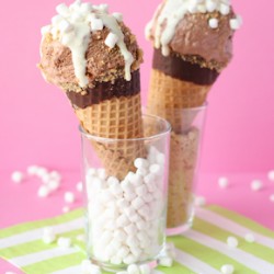 Chocolate S’mores Ice Cream
