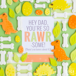 RAWR-some Father’s Day Cookies